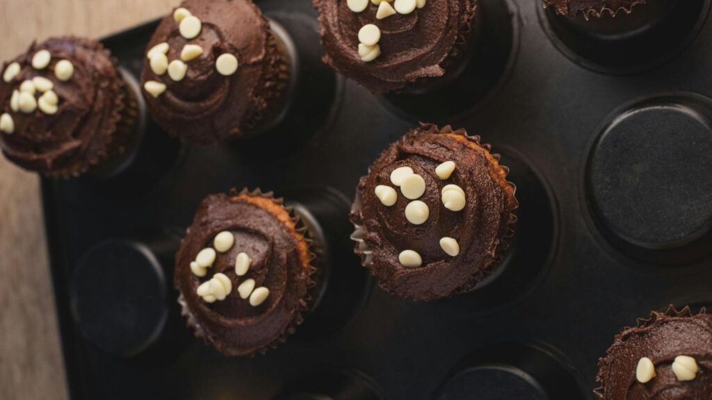 Ingredients for Sourdough Chocolate Cupcakes