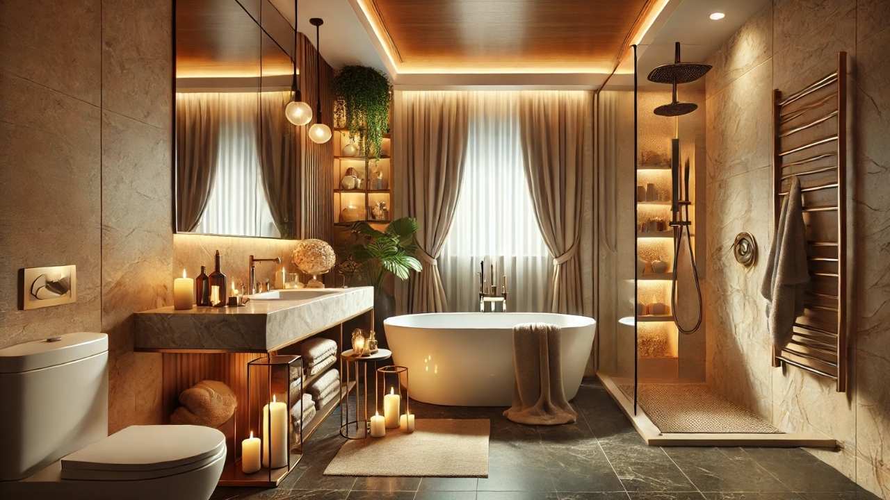 Smart Glass Bathroom