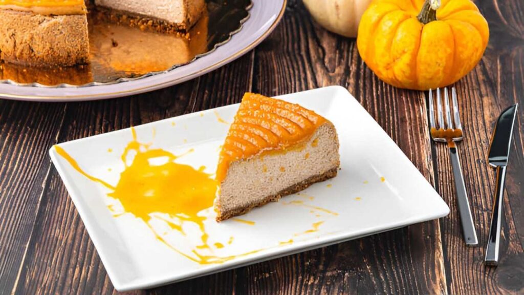 Pumpkin Spice Keebler Cheesecake
