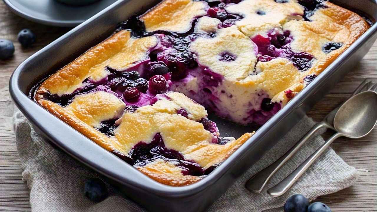 Blueberry Cottage Cheese Breakfast Bake​