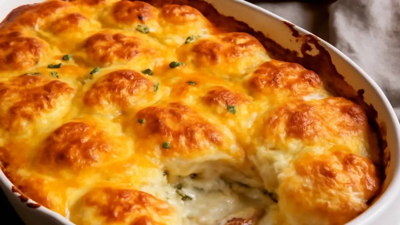 Chicken Bubble Biscuit Bake