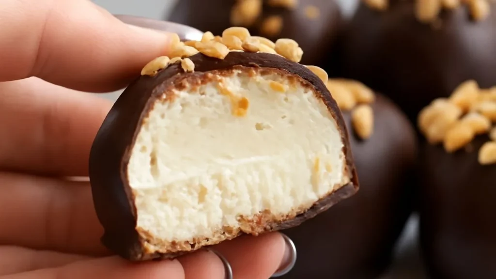 No bake peanut butter cheesecake balls recipe