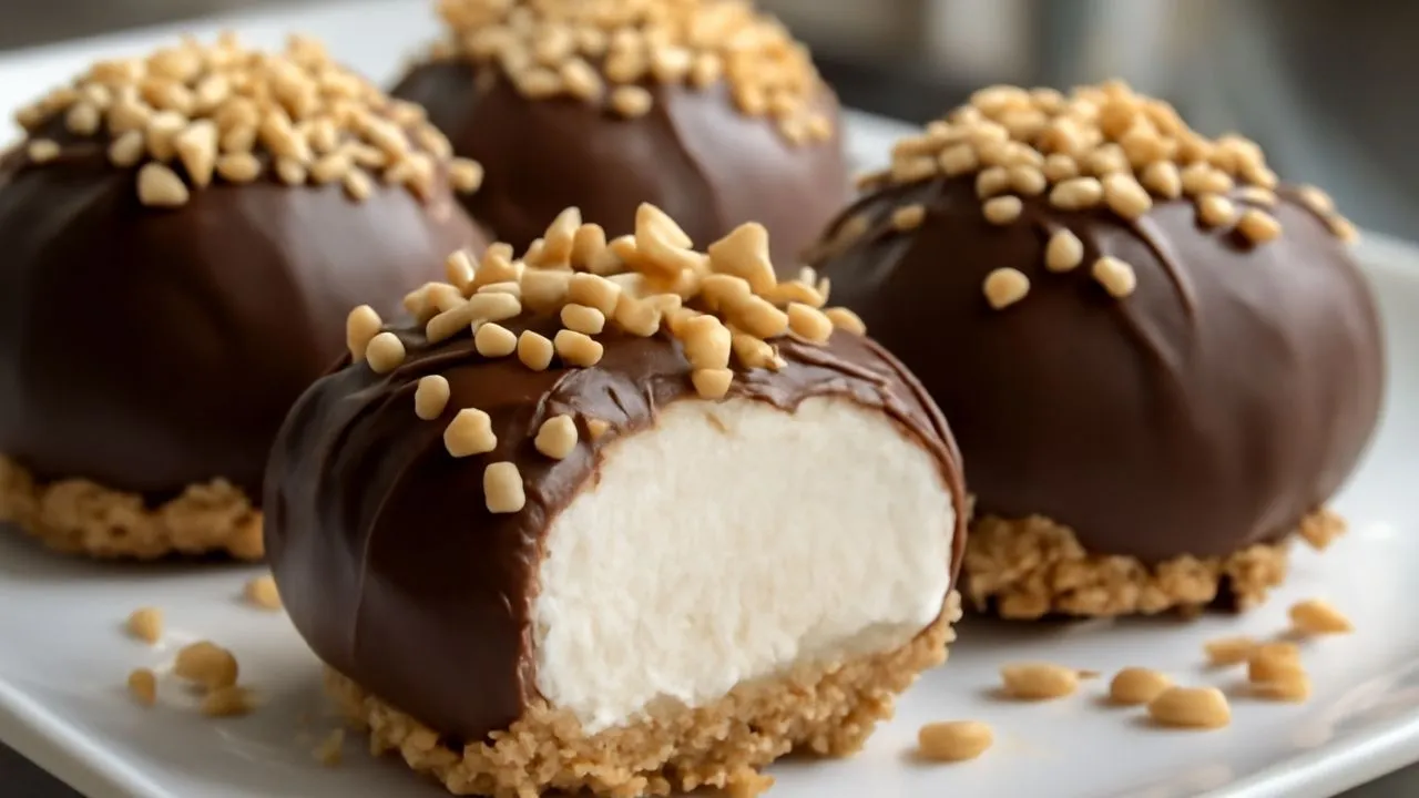 No bake peanut butter cheesecake balls