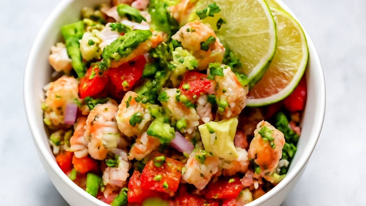 Zesty Lime Shrimp and Avocado Salad