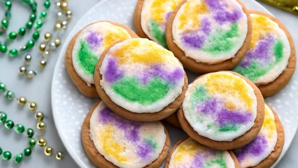 Decorating Mardi Gras Cookies