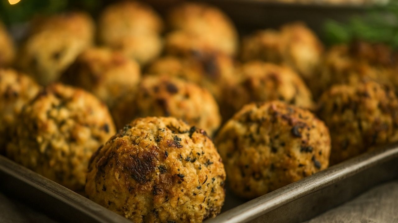 How to Make Bread Stuffing Balls 1940s Recipe